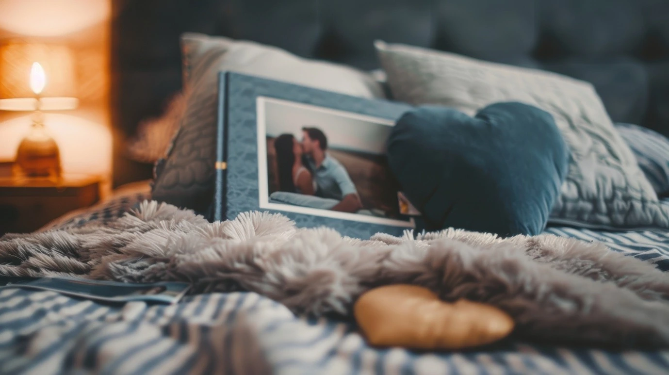 Fotobuch mit gemeinsamen Erinnerungen als Valentinstag-Geschenk