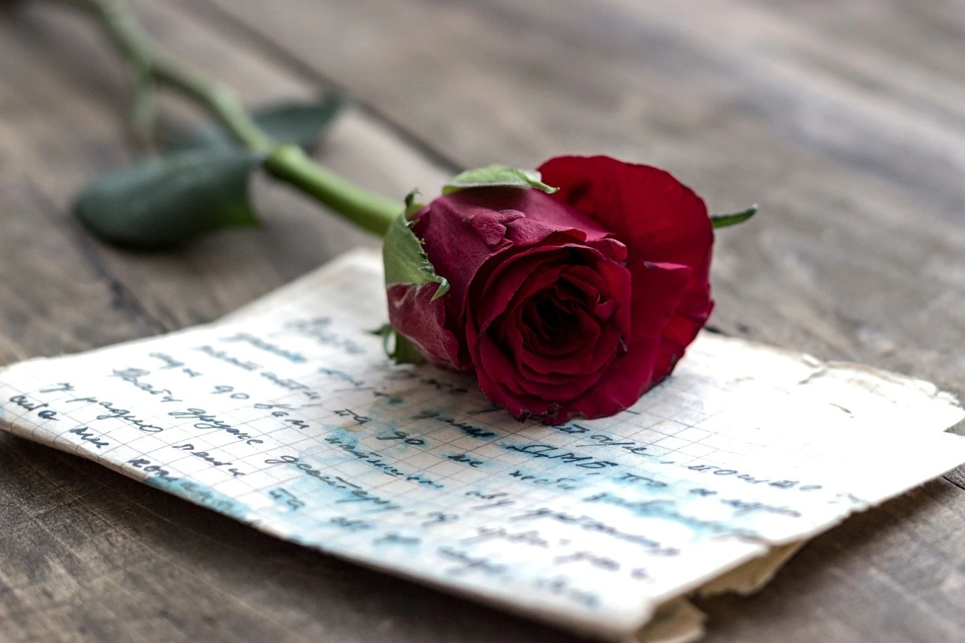 Handgeschriebener Liebesbrief als romantisches Valentinstag-Geschenk