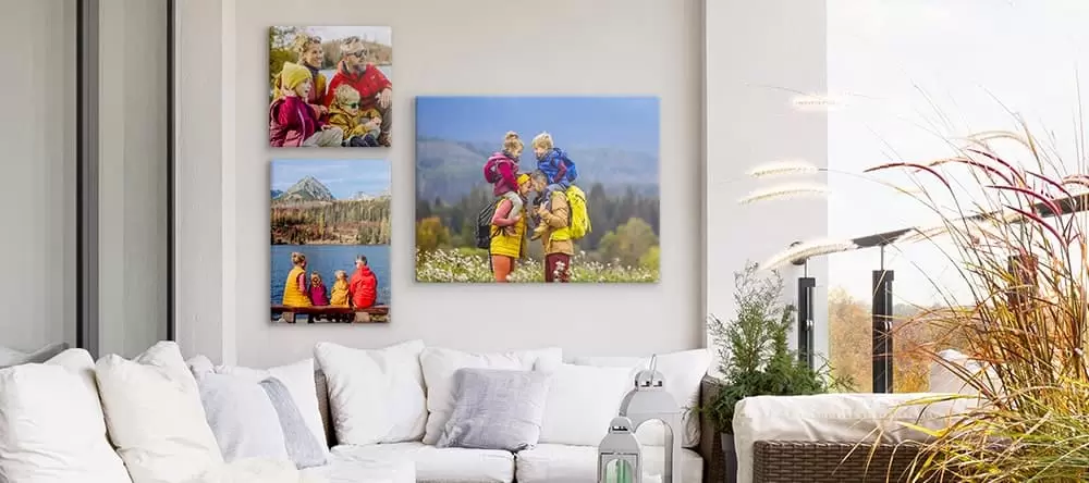 Personalisierte Bilder für den Außenbereich