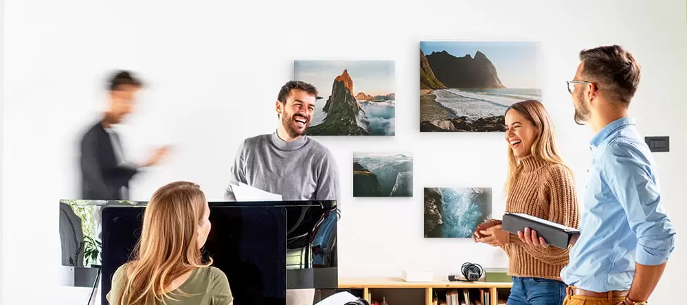 Wie ihr die richtigen Leinwandbilder fürs Büro auswählt