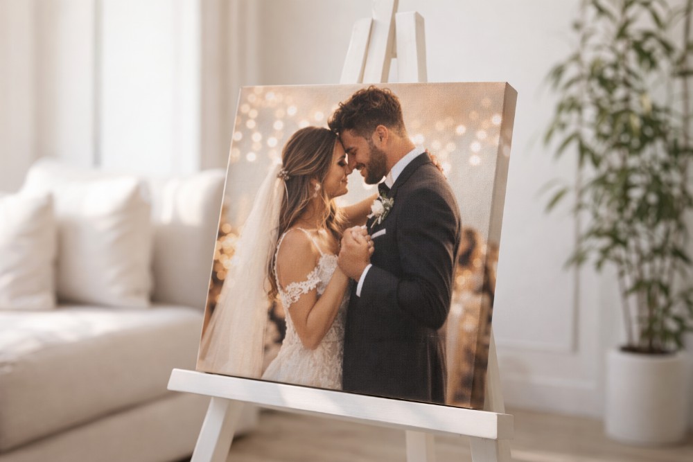 Ein personalisiertes Sternenhimmel-Poster vom Hochzeitstag