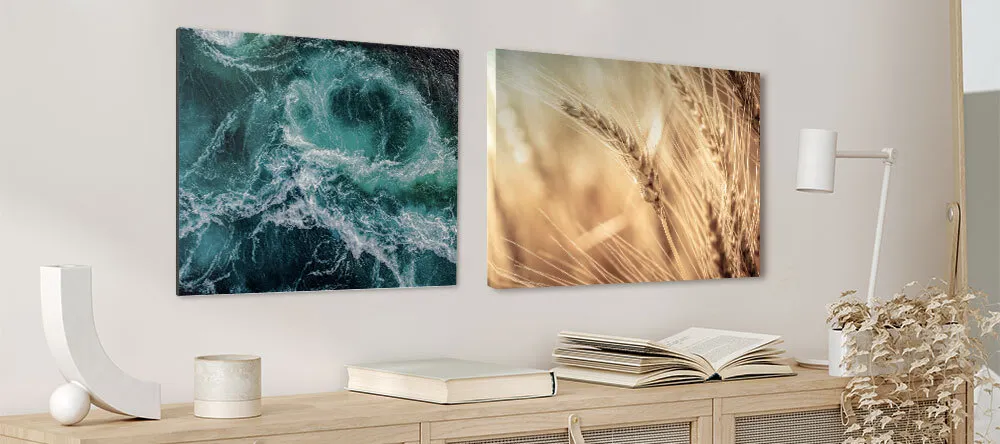 Reisefotos als Galerie im Flur