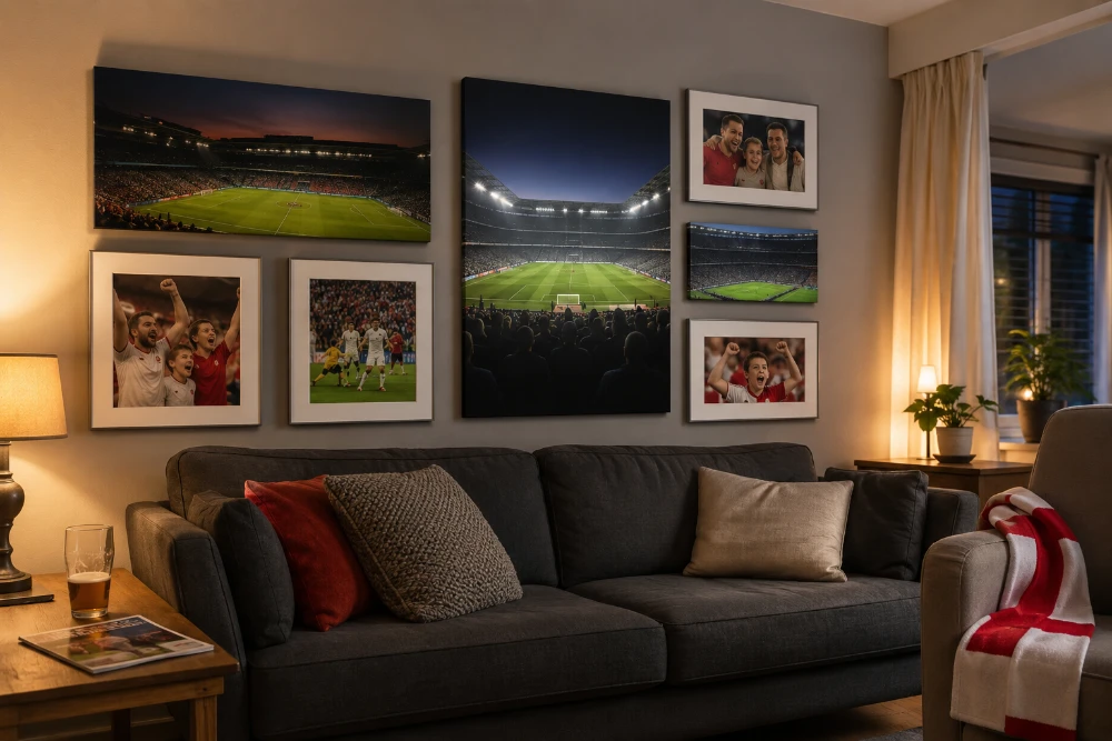 Inspiration für eine Fußball Fotowand zur WM 2026
