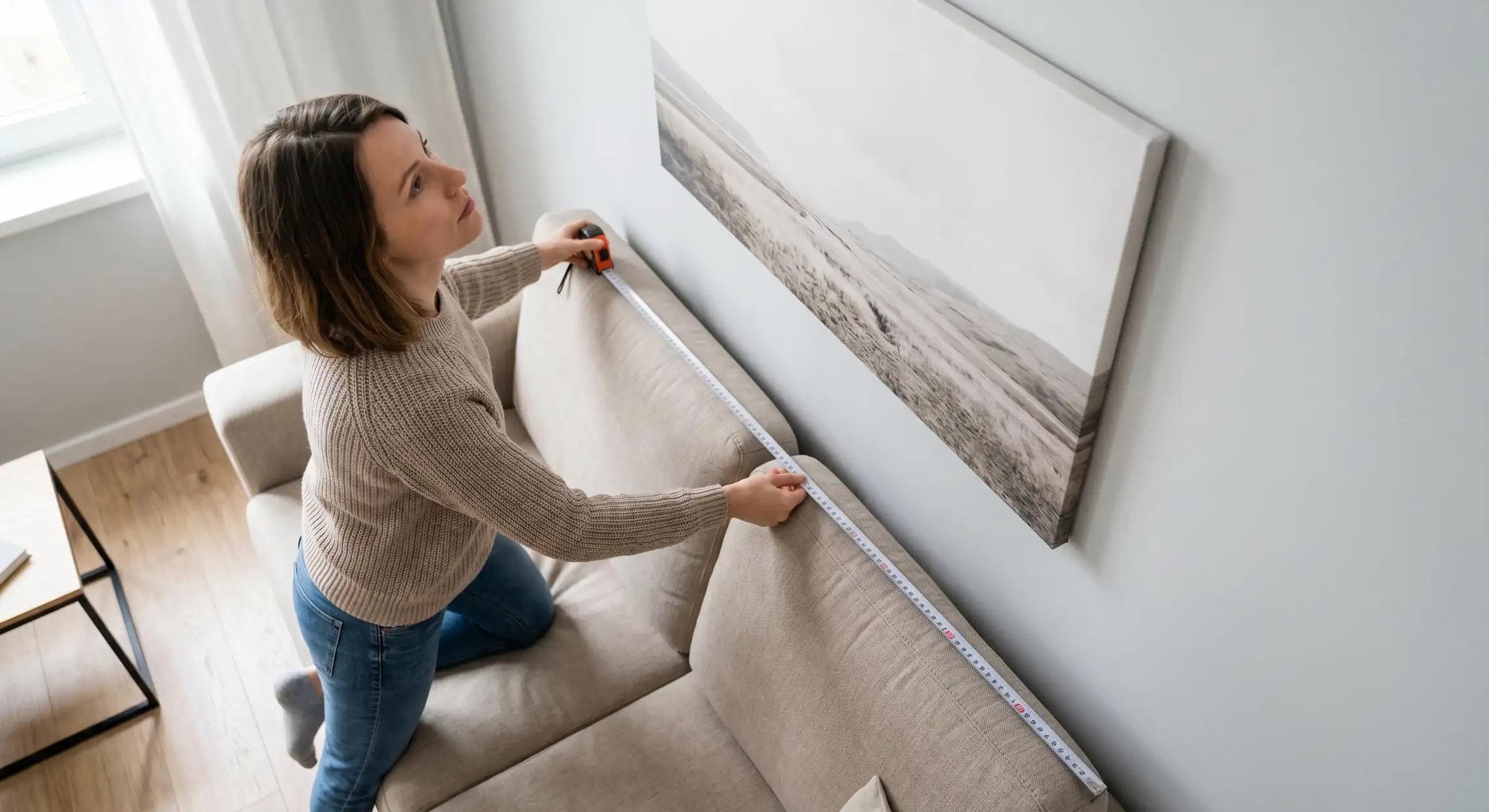 Bilder über Sofa Ideen: Die richtige Größe mit dem Maßband ermitteln