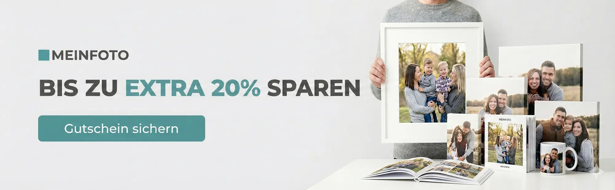 Extra Rabatt sichern – Gutscheincode bei MeinFoto