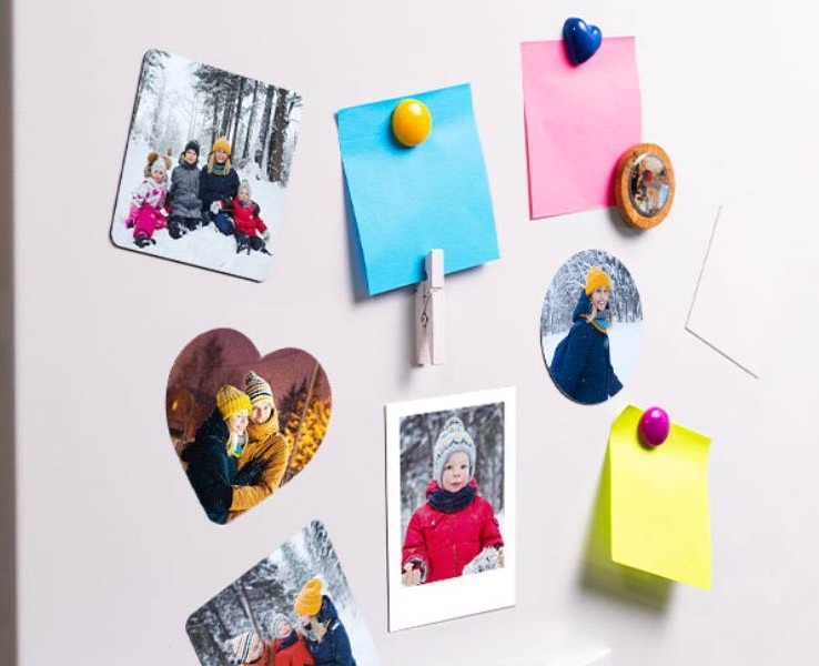 Foto-Magnete mit eigenen Fotos gestalten