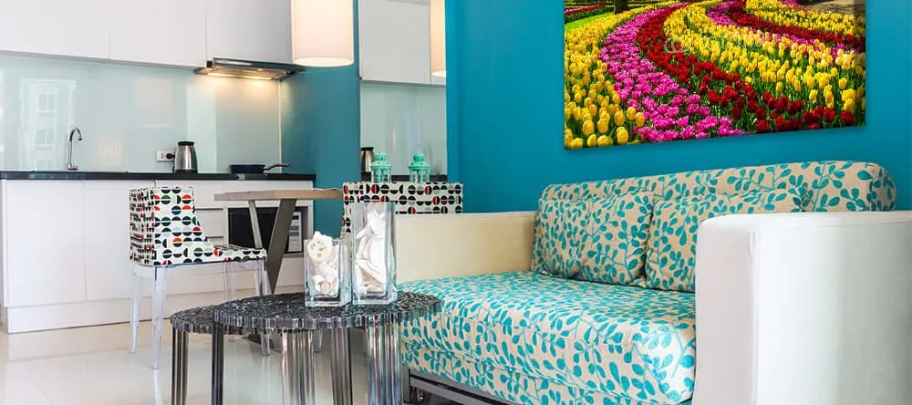 Mit Blau und Weiß bringst du Entspannung in dein Zuhause