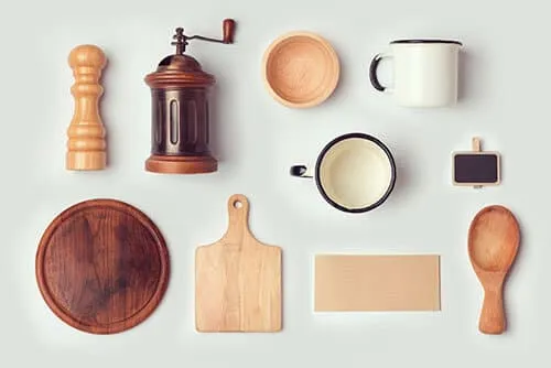 Flat Lay sieht einfach immer super aus – und ist als Fotoleinwand perfekt für Raumkonzepte