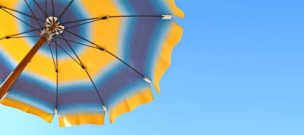 Bunte Farben sorgen für gute Laune und Urlaubs-Flair