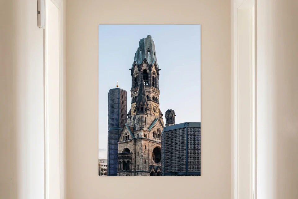 Poster mit der Kaiser-Wilhelm-Gedächtniskirche