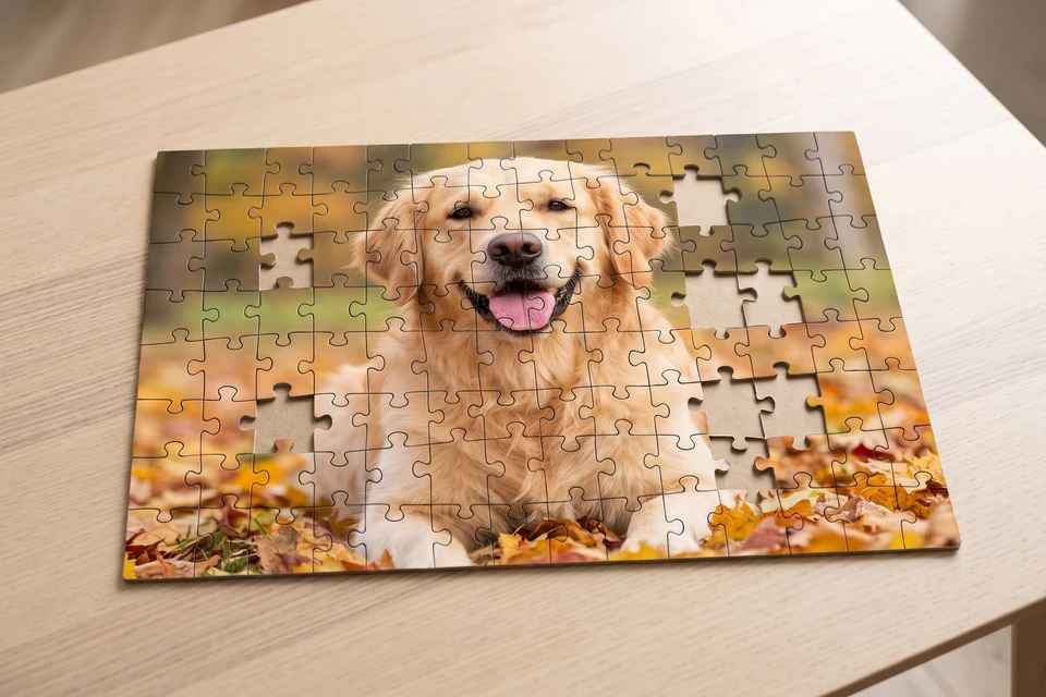 Fotopuzzle mit 266 Teilen und Tierfoto