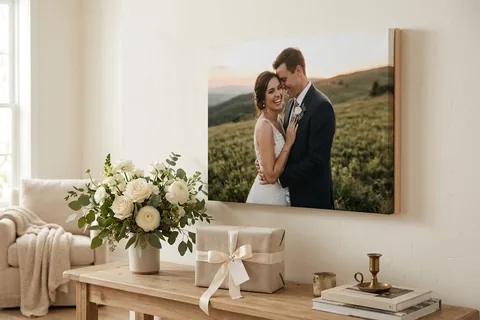Fotogeschenk zum Anlass Hochzeit