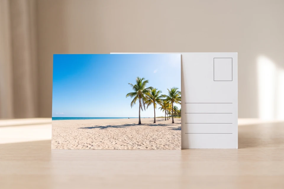 Fotopostkarte mit Urlaubsfoto