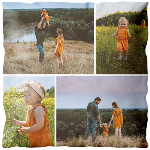 Fotokissen Collage Hoch - Momente