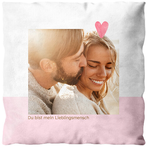 Fotokissen Collage Hoch - Lieblingsmensch