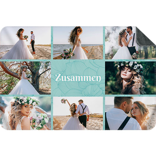 Fotodecke Collage Quer - Better together