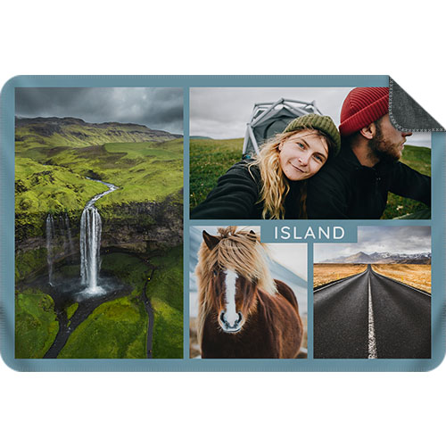 Fotodecke Collage Quer - Reise