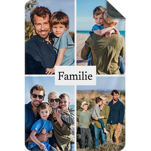 Fotodecke Collage Hoch - Familienzeit 