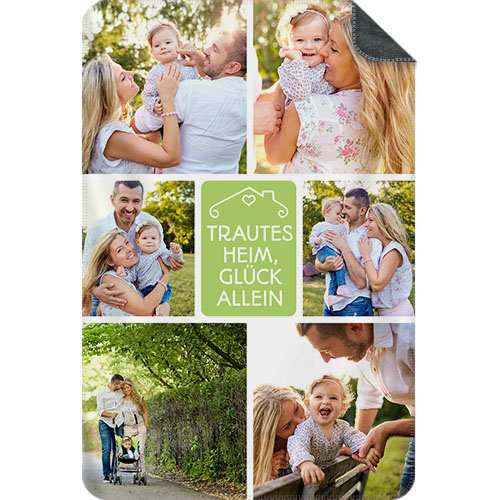 Fotodecke Collage Hoch - Home Sweet Home