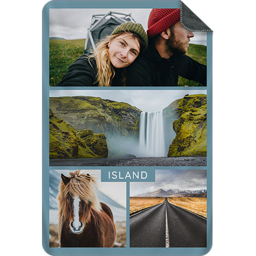 Fotodecke Collage Hoch - Reise