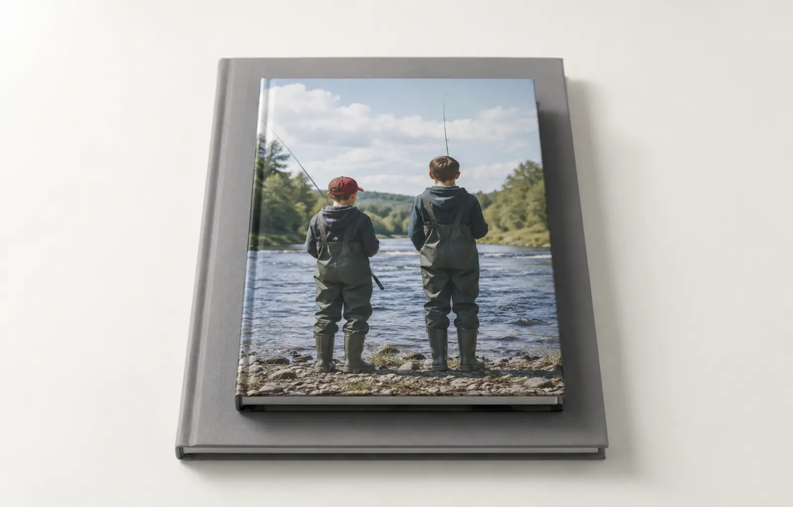 Seiten eines Fotobuchs DIN A5