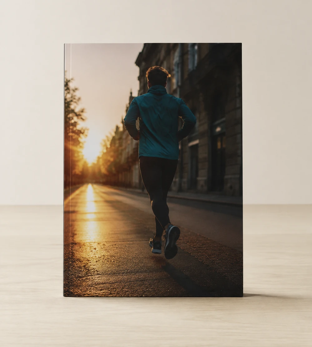 Fotobuch Softcover aufgeschlagen