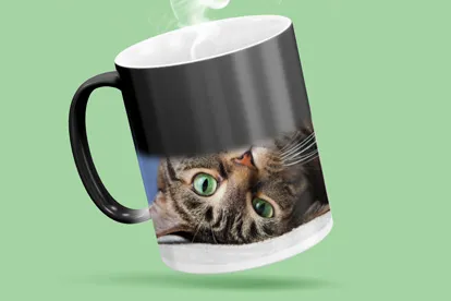 Zaubertasse mit Foto