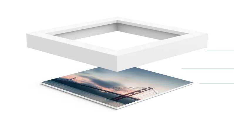 Gerahmtes Fotoboard
