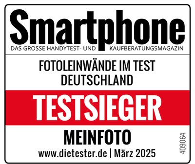 dietester.de · 03.2025 Testsieger Fotoleinwände