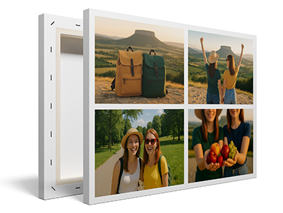 Fotocollage auf Leinwand: Hochwertiger Druck & qualitative Handwerkskunst