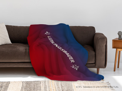 Lieblingsbauer Premium Decke auf einer Couch