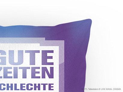GZSZ Kissen blau nahaufnahme
