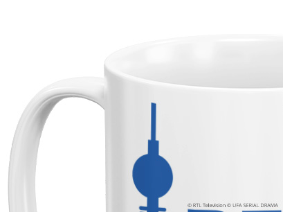 GZSZ Tasse Berlin blau nahaufnahme