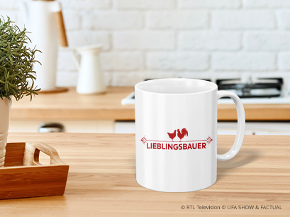 Tasse Couple in einer Küche