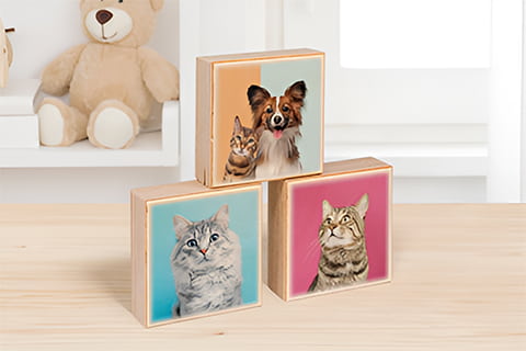 MIXBLOX Holz mit Foto Raumansicht
