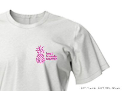GZSZ Ananas pink Unisex nahaufnahme