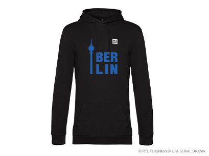 GZSZ Hoodie schwarz Vorderansicht
