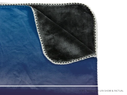 Premium Decke blau-rot