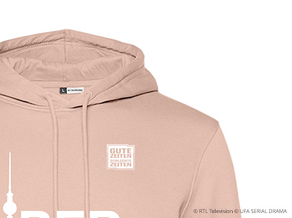 GZSZ Hoodie rose Berlin nahaufnahme