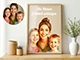 gerahmtes familienportrait 