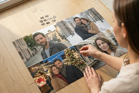 Collage‑Puzzle