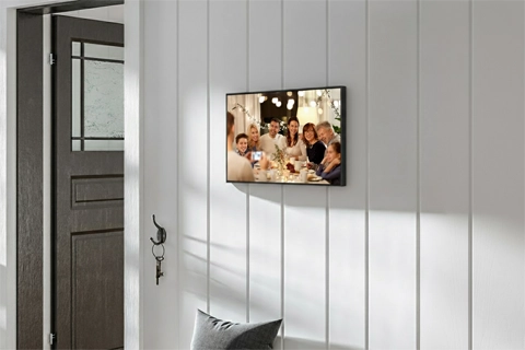 Mini-Leinwand mit Familienfoto