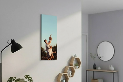 Kompaktformat-Panorama-Leinwand